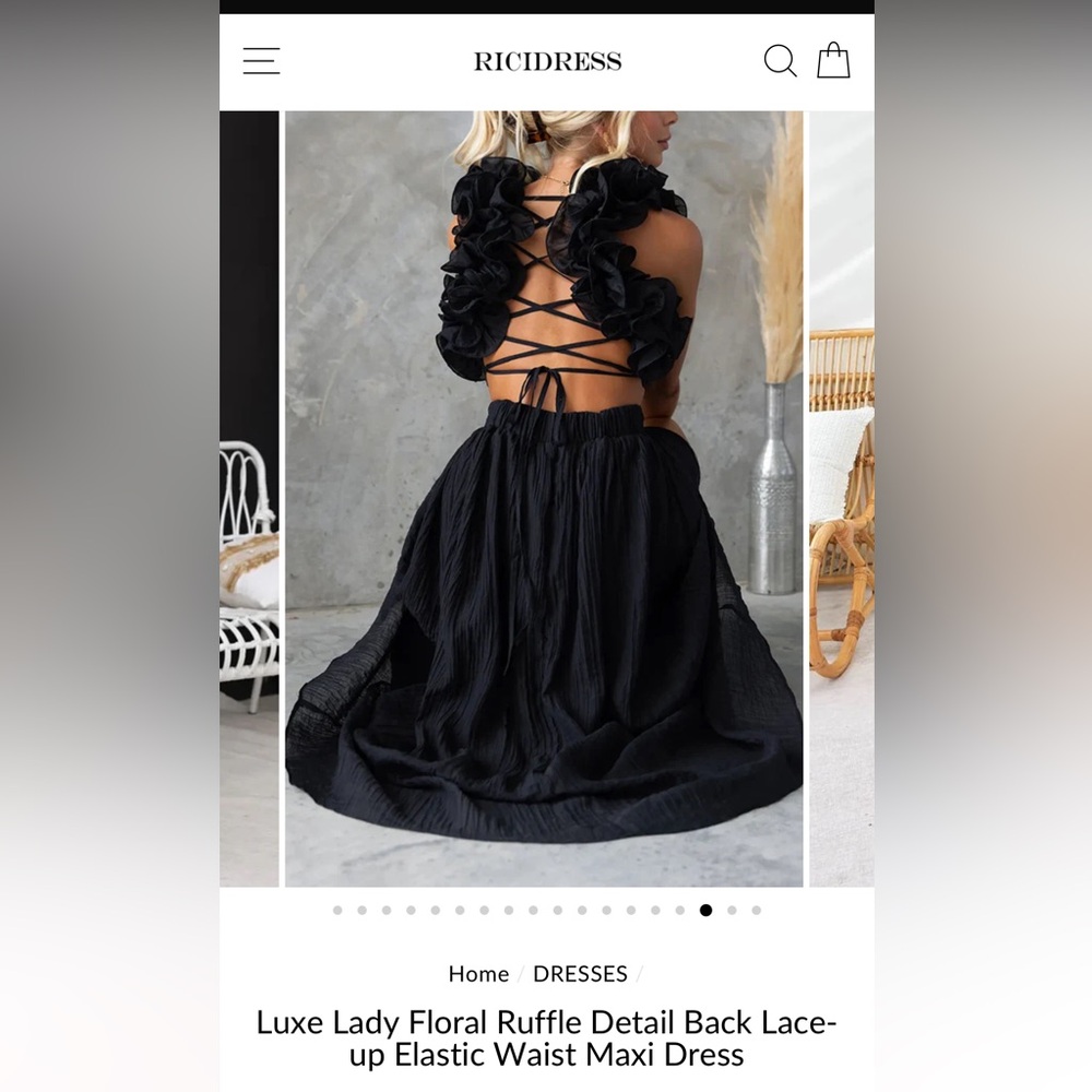 NWT black dress